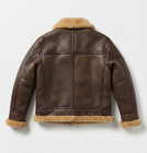 Men s Ww2 B3 Raf Aviator Sheepskin Leather Bomber Flying Jacket