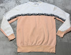 Adidas Originals Crewneck Sweatshirt Black Pink White Size Youth Xl Tape Logo