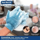 1-10pc Exfoliating Gloves Premium Bath Shower Scrubber Body Mitt Dead Skin