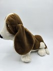 Applause Hush Puppies Basset Hound Dog Puppy Plush Toy Stuffed Animal 10  Beans