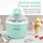 1-quart Electric Ice Cream Maker With Quick-freeze Bowl