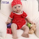 Ivita Reborn Dolls Full Body Silicone Baby Girl Doll Can Take Pacifier