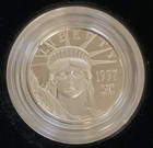 1997-w American Eagle One-quarter Ounce Platinum Proof Coin With Box   Coa