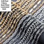 Gold Filled Jewelry Supplies  Chain For Jewelry Making  Permanent Jewelry Chains