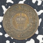 1861 Nova Scotia Large Cent Lot f2641 Nice 