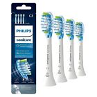 New 4-pack Genuine Philips C3 Premium Plaque Control Brush Heads White