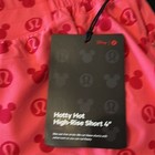 Disney X Lululemon Hotty Hot High-rise Short 4  Disney Classic Pink Size 4 Nwt