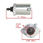 Starter Motor For Kawasaki 21 5-24hp Fr651v Fr691v Fr730v Fs481v Zero Turn Mower