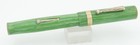 Waterson Oversize Green Striated   Gold Fountain Pen - C  1930 - Medium Nib