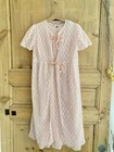 Vintage French Pink Young Girl Lingerie Sleeping Set 14 Years C1950
