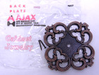 Set Of 10  New - Vintage Ajax  1060 Cabinet Drawer Diecast Backplate Oil Bronze