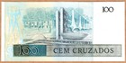 S4 - Brasil - Brazil 100 Cruzados Nd  1986-88  Uncirculated Banknote P  211