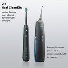 2-1 Oral Clean Kit- Water Dental Flosser   Electric Toothbrush Combo