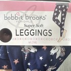 Bobbie Brooks Super Soft Unicorn Star Print Ankle Leggings M  7 8  Navy Pink