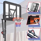 Portable Basketball Hoop 5 5-10ft Height Adjustable Outdoor Basketball Hoop Goal