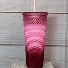 Starbucks Tumbler Unisex 24oz Pink Ombre Studded Cold Cup Siren Logo
