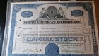 17 Shares North American Aviation inc Nice Condition Rare