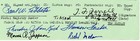 Wwii Atomic Bomb Missions  Unique  Enola Gay 5 Crew Receipt For Little Boy Bomb