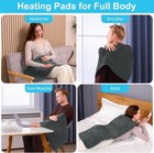 Extra Large Electric Heating Pad For Back Pain Relief  17 x33   Xxxl Comfort