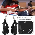 Audio Air System En-8 Wireless Guitar System Transmitter Receiver 1 4  Plug