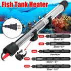 Us Aquarium Water Heater 100w-200-300w Submersible Fish Tank Thermostat Heating