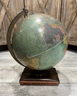 1950s Replogle 12  Earth Reference Globe With World Atlas Book - Estate Find 