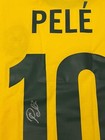 Brazil Pele Authentic Signed Soccer Jersey Auto Beckett Dna