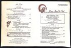 C1962 Santa Fe Railroad Dinner Menu  ranchos De Toas 