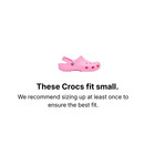 Crocs Classic Clog Unisex Pink Slip On Water Friendly Sandals Men Women Shoes