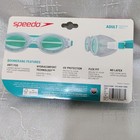 Speedo Boomerang Adult Swim Goggles Clear teal Anti-fog Uv Latex-free 14 