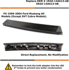 1999-2004 Ford Mustang Smoked Black Lens Led Third Brake Light High Mount Stop