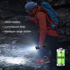 350000000 Lumen Super Bright Led Tactical Flashlight Rechargeable Work Light
