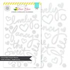 Pink Paisley  Citrus Bliss  Word Stickers  Foam Shapes  Iridescent  White