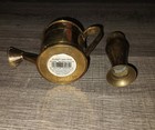 Vintage Solid Brass Lot Both In Good Shape Just Needs Polished Hosley