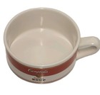 Vintage 1998 Campbell s Soup Mug 41 2  Wide 2 1 4  High Red   White Collectors 
