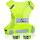  Reflective Vest Running Gear lightweight Reflective Safety Vests Medium Green
