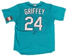 Sale  Mariners Ken Griffey Jr  Signed Teal Nike Jersey Size L Beckett   Mcs Holo