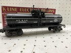 Vintage K-line Atsf Diesel Fuel Tank Car O-27 Gauge 634503 Black Freight Train
