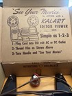 Vntg 1955 Kalart Bakelite Editor Viewer Eight 8mm Film Editor Orig Box   Manual 