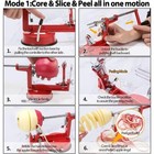 Apple Peeler Corer Slicer 5 In 1 Spiralizer Heavy Duty Kitchen Tool