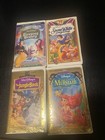 Disney Lot Of 4 Vhs Tapes Sleeping Beauty Jungle Book Little Mermaid Jungle Book
