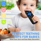 Chuya Baby Teether Toy - Tv Remote Control Shape For Infants 3-6-8-10-24 Months