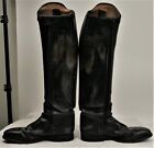 Vintage German Konigs Long Dressage riding Boots Black Leather Size 8 5 Us Read