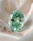10 Ct Oval Cut Natural Green Color Diamond D Grade Vvs1 Certified Stone