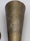 Set Of 2 Vintage Solid Brass Tiered Candle Holders - As-is   Read Condition