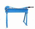 Manual Guillotine Shear 32  X 16 Gauge Sheet Metal Plate Cutting Cutter W  Stand