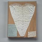 Antique 1909 Framed Lace Jabot Edwardian Victorian Textile Provenance Authentic