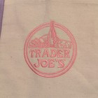 Trader Joe s Lavender Purple Large Canvas Tote Bag Spring 2026