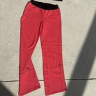 Vtg Y2k Puma Tracksuit Womens Cotton Jacket Pant Set Coral Retro Zip Up Hip Hop