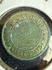 Vintage 1930s Daval American Eagle Slot Machine Trade Stimulator Free Plays
